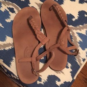 Rainbow T Street Sandal Brown Leather🌈